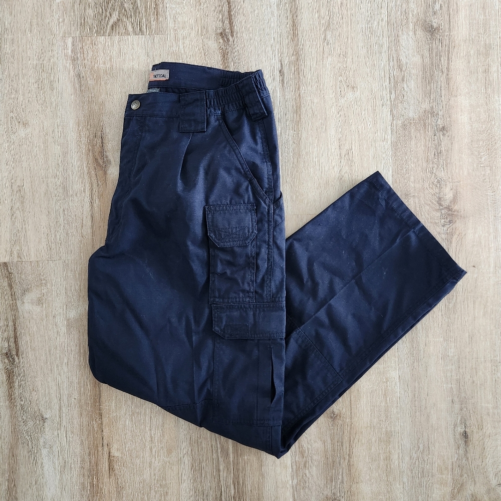 5.11 Tactical Men's Navy Blue Regular Fit Taclite Pro Ripstop Cargo Pants 34x30